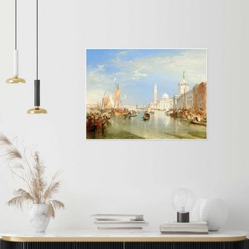 Posterlounge Poster Joseph Mallord William Turner, Venedig – Die Dogana und San Giorgio Maggiore, Malerei