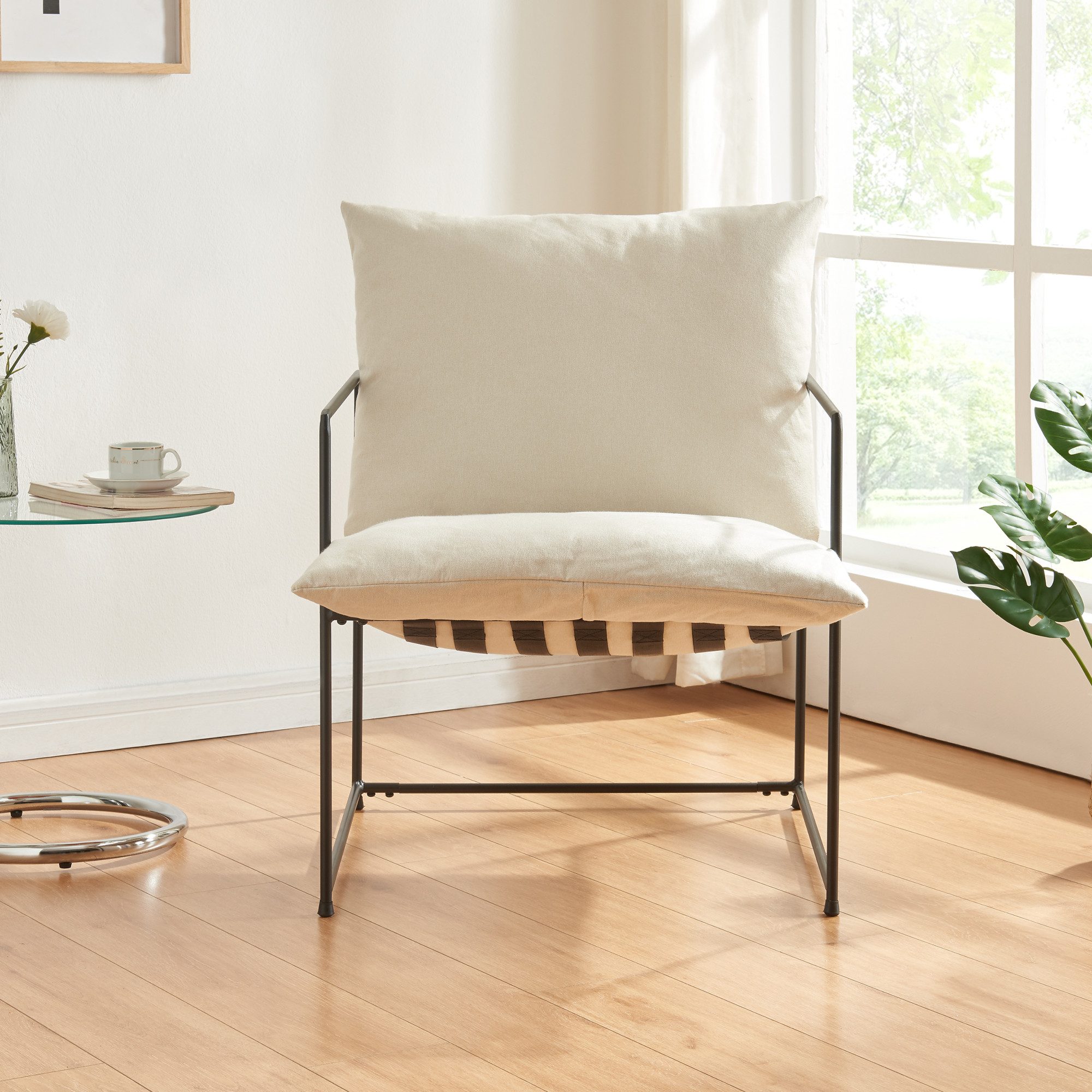 en.casa Loungesessel, »Utsjoki« 90x61x70 cm mit günstig online kaufen