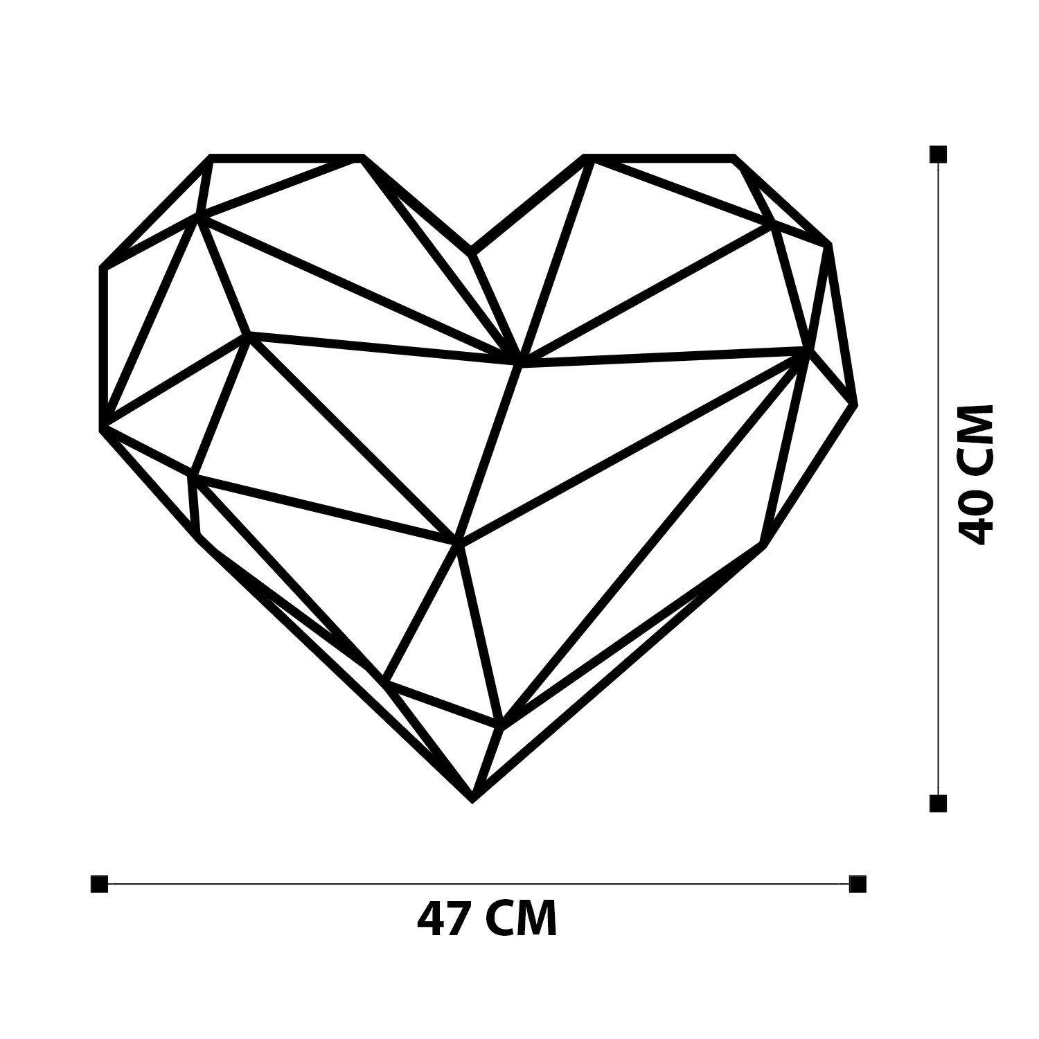 40 Wanddekoobjekt 47 100% Metall cm, x Wallity