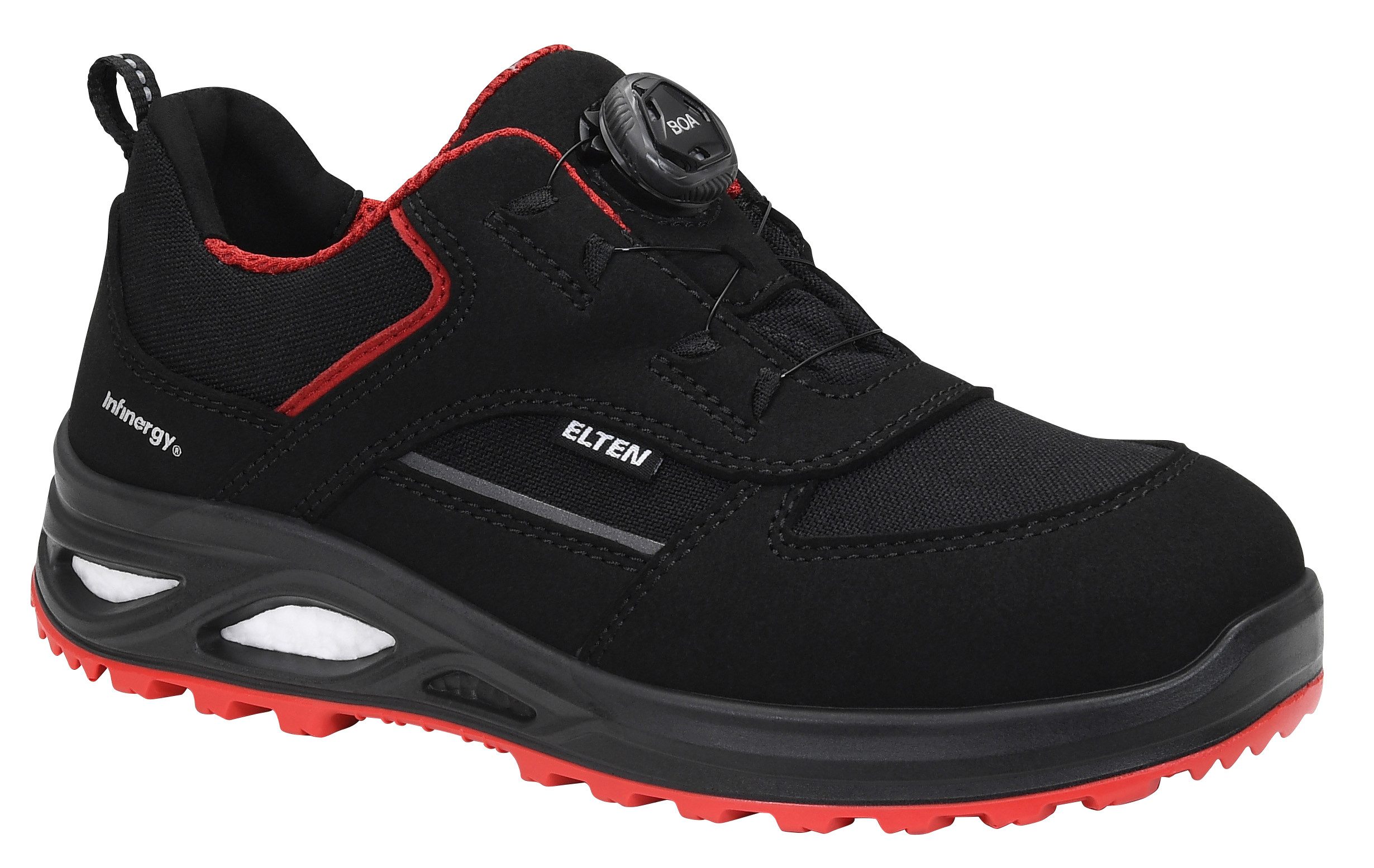 ELTEN HANNAH XXTL BOA® black-red Low ESD S3S Sicherheitsschuh (Schuhkarton, Paar)