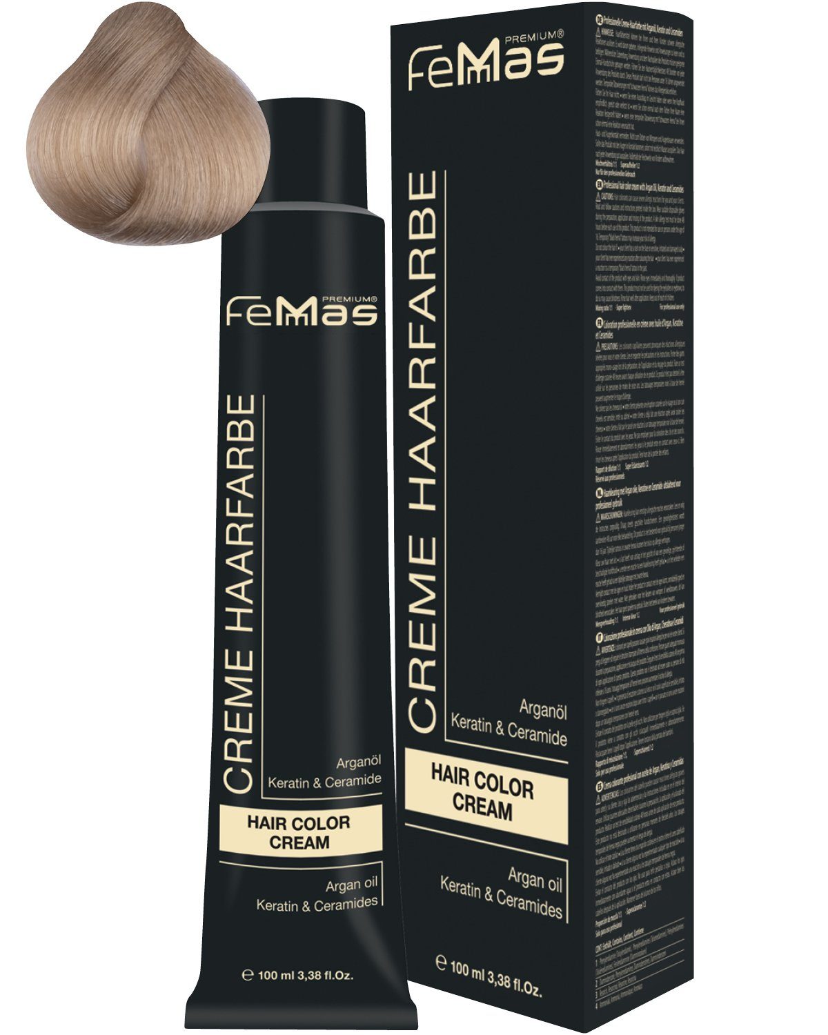 Femmas Premium Haarfarbe Femmas Hair Color, 1-tlg., Profi-Qualität