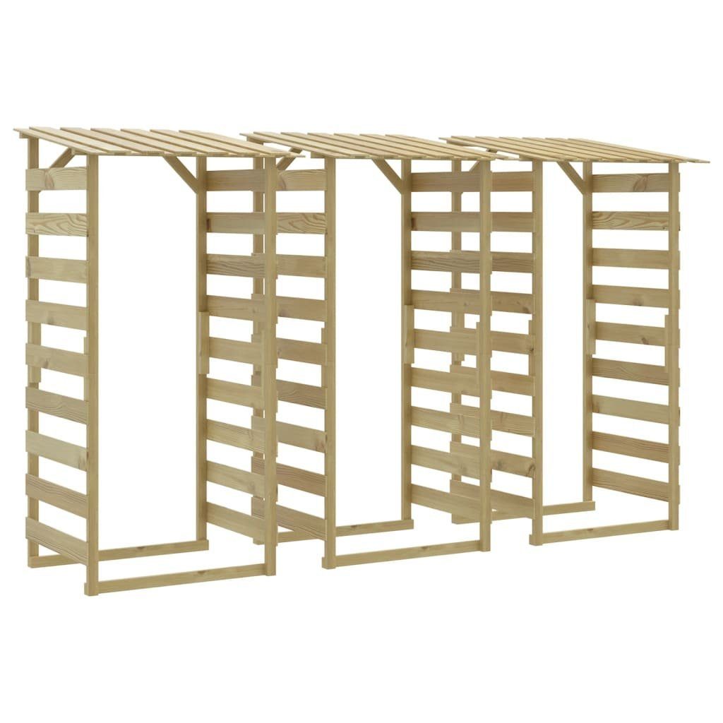 vidaXL Pergola Pergolen mit Dach 3 Stk. 100x90x200 cm Kiefernholz Imprägniert, BxTxH: 100x90x200 cm, (3-tlg)