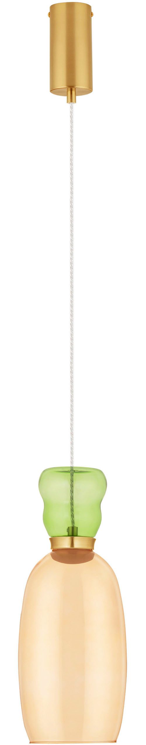 Nova Luce Pendelleuchte PLUMA, LED fest integriert, Warmweiß