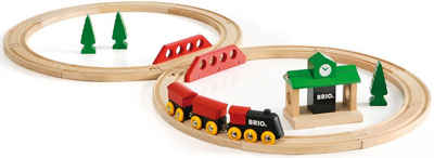 BRIO® Spielzeug-Eisenbahn Bahn Acht Set - Classic Line, (Set), Made in Europe, FSC®- schützt Wald - weltweit