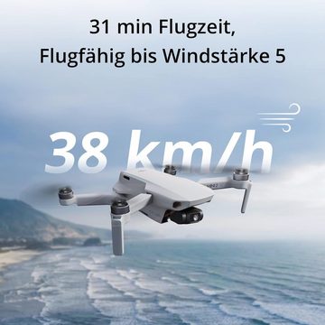 DJI Mini 2 SE, leichte und faltbare Mini- einfach zu bedienen Fotoshooting Drohne (2.7k, mit 2.7K Video intelligenten Modi 10 kmVideoübertragung 31 minFlugzeit)
