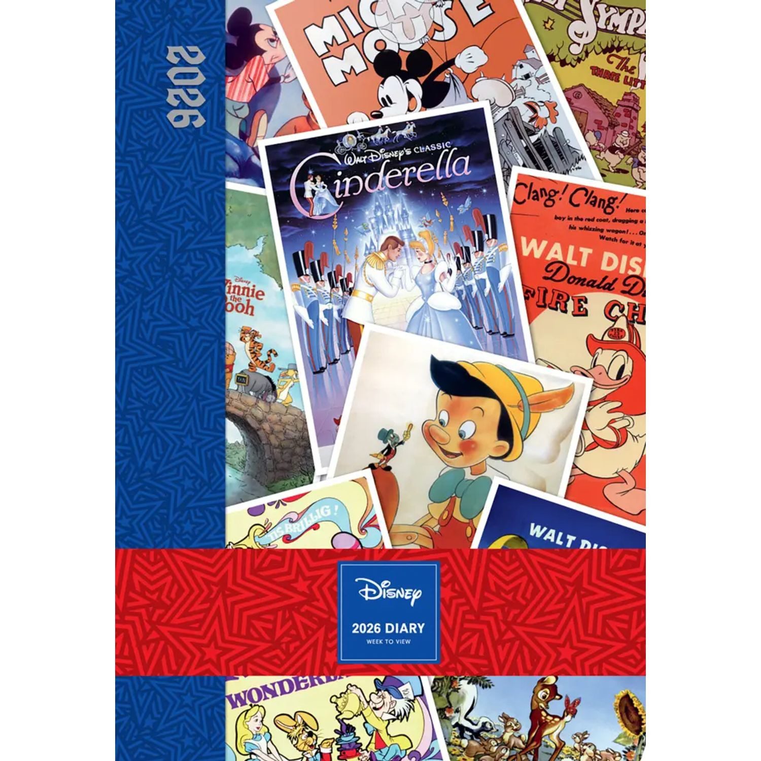 Tischkalender Disney Vintage Posters - A5-Tischkalender 2026