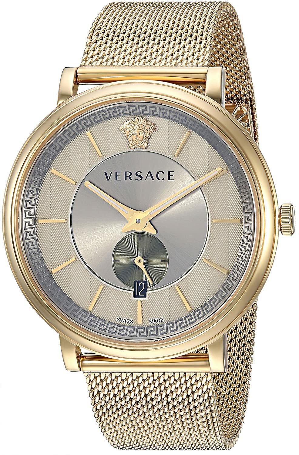 Versace Quarzuhr Analoguhr für Herren, (1-tlg)
