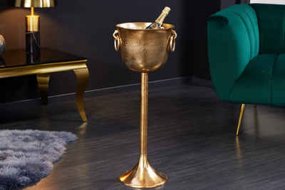 riess-ambiente Sektkühler CHAMPAGNE 80cm antik gold, Küche · Metall · für Flaschen (Wein & Champagner)