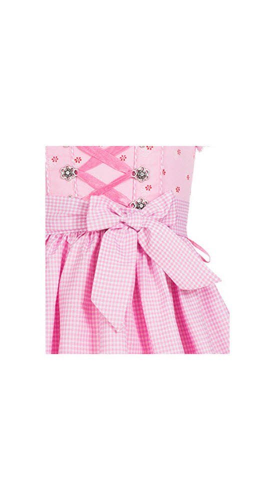 Nübler Tracht Nübler Stil in im Kinderdirndl Rosa 3-teilig Set aus von Dirndl Dirndl, teiliges 3 Schürze, Original bayerischen und Bluse Kinder Linda