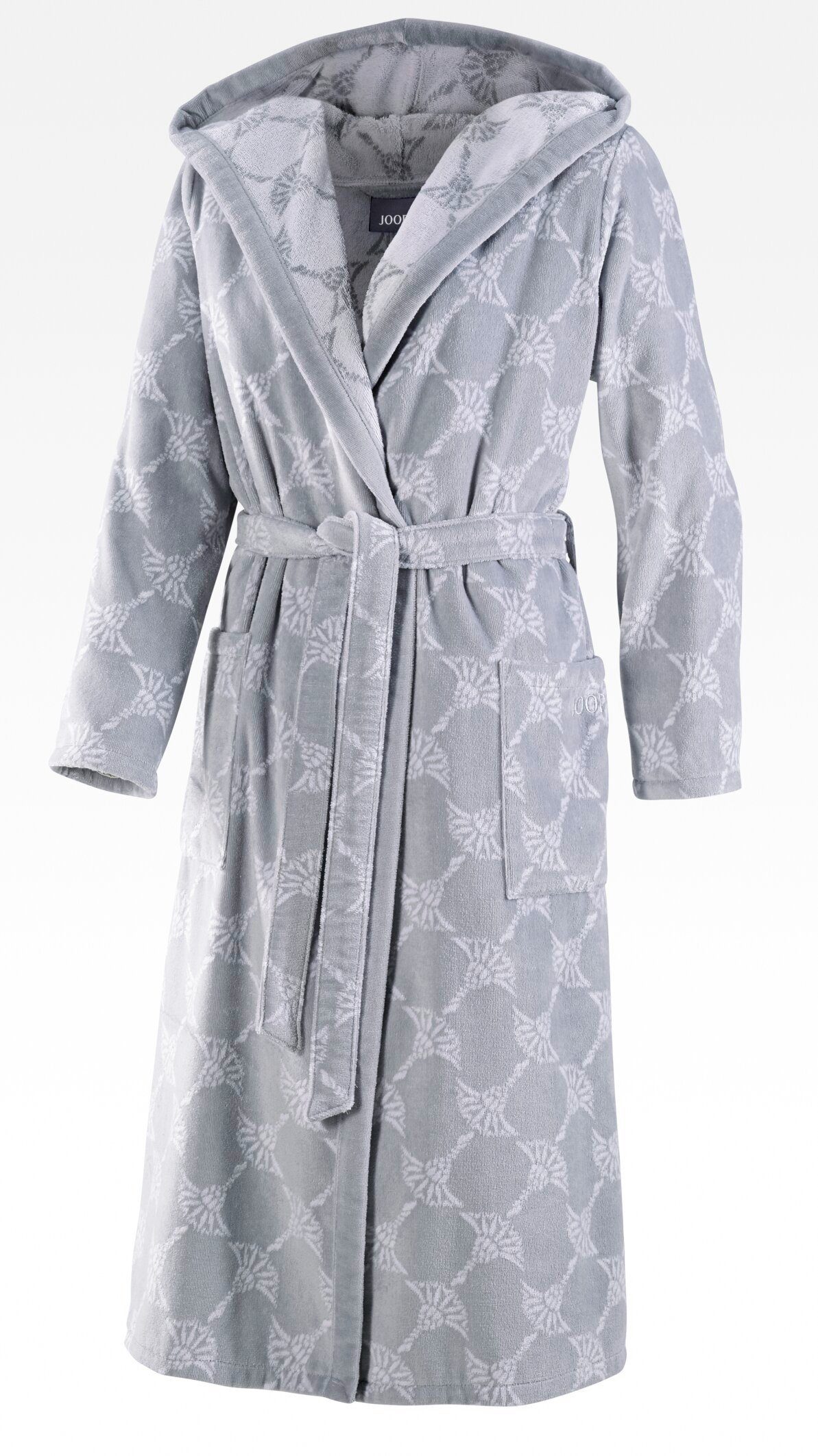 JOOP! Bademantel JOOP! LIVING - BADEMANTEL Damen-Kapuze, Textil