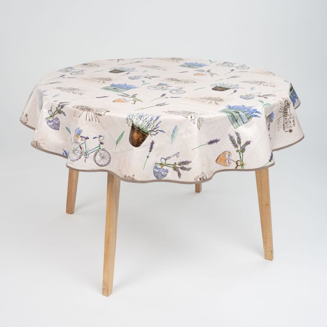 laro Tischdecke laro 140cm runde Wachstuchtischdecke günstig online kaufen