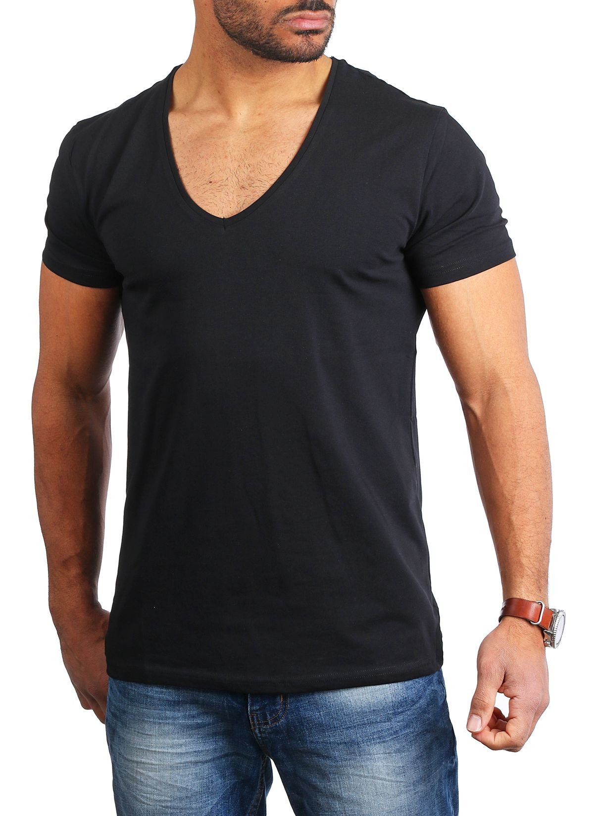 Young & Rich T-Shirt Herren Uni günstig online kaufen