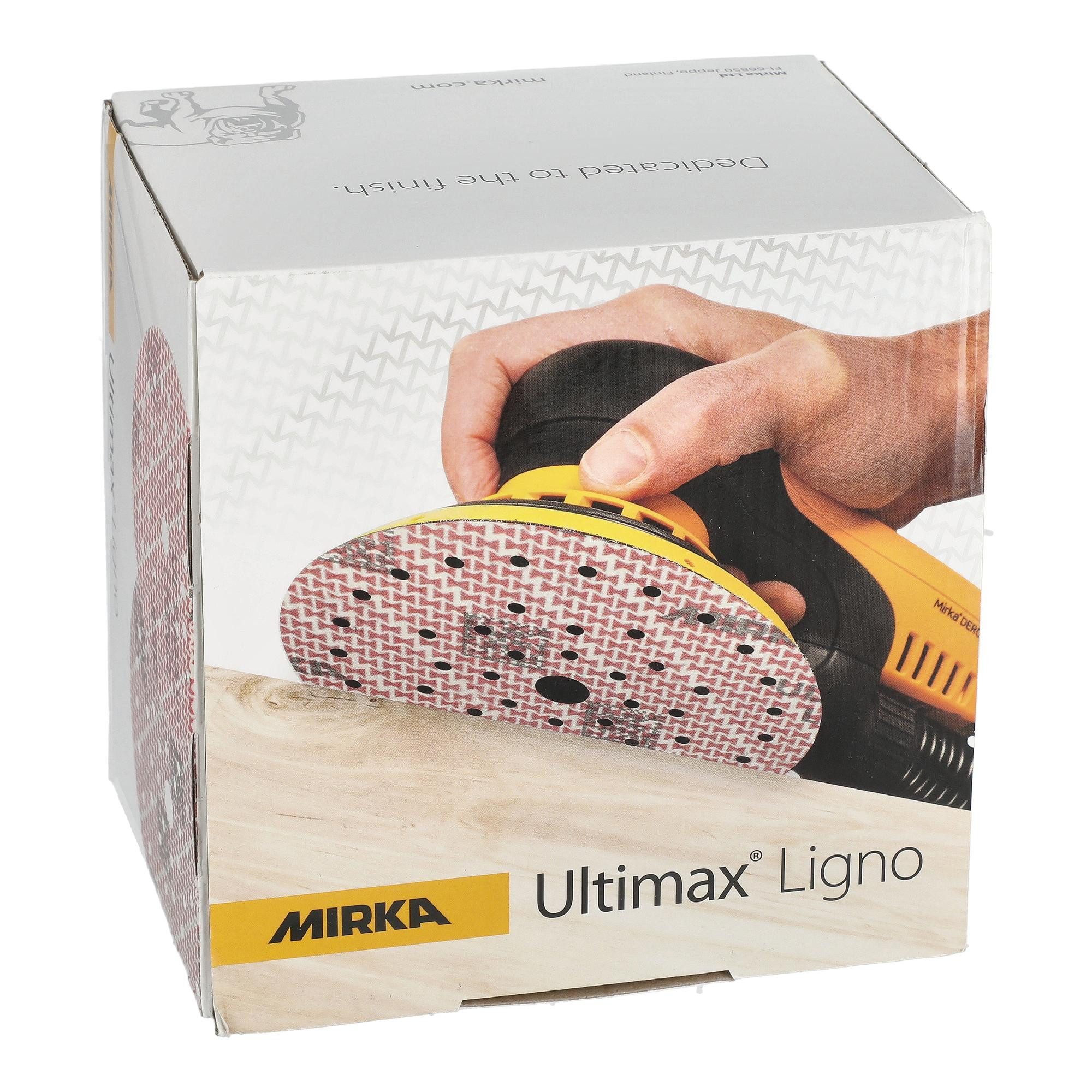 Mirka Schleifscheibe Ultimax Ligno, Korn 220, Robust, reißfest & langlebig für präzises Holzschleifen
