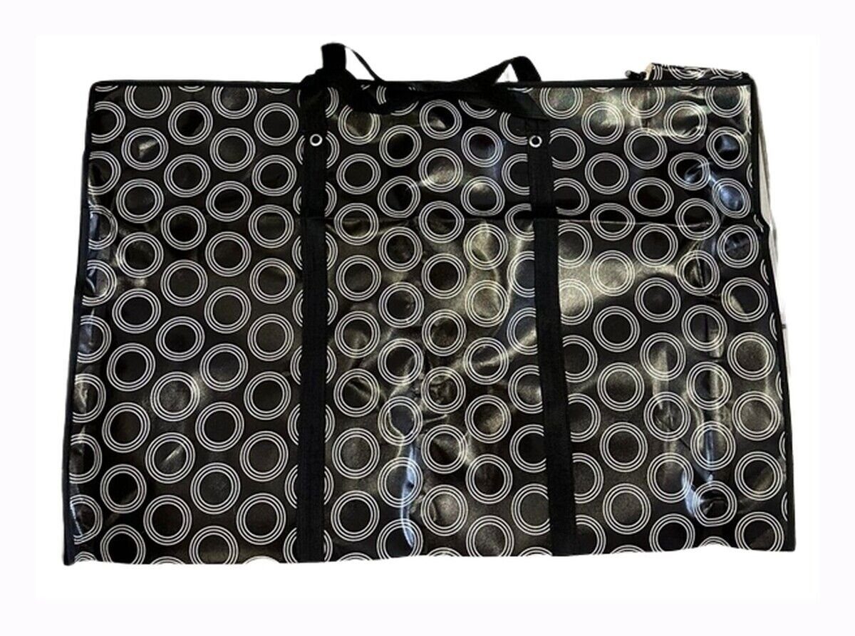 Kunststoff Allzwecktasche Beuteltasche, Einkaufs-Aufbewahrungs-Tasche Rungassi Schwarz wasserdicht