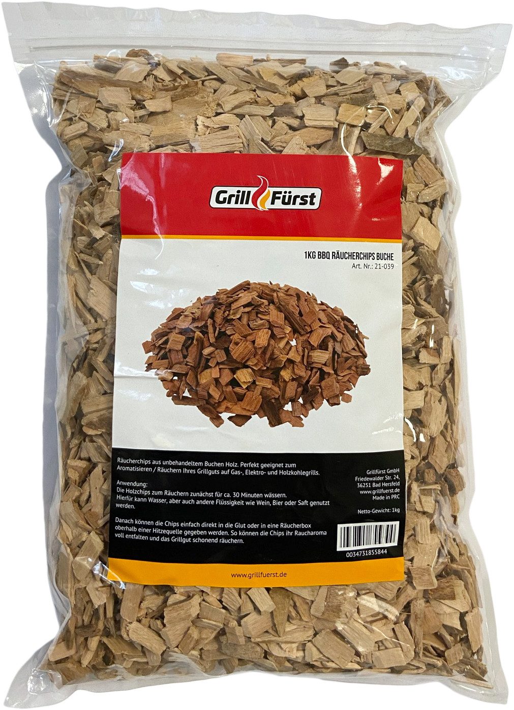 Grillfürst Räucherbox Grillfürst Räucherchips Buche - 1 kg