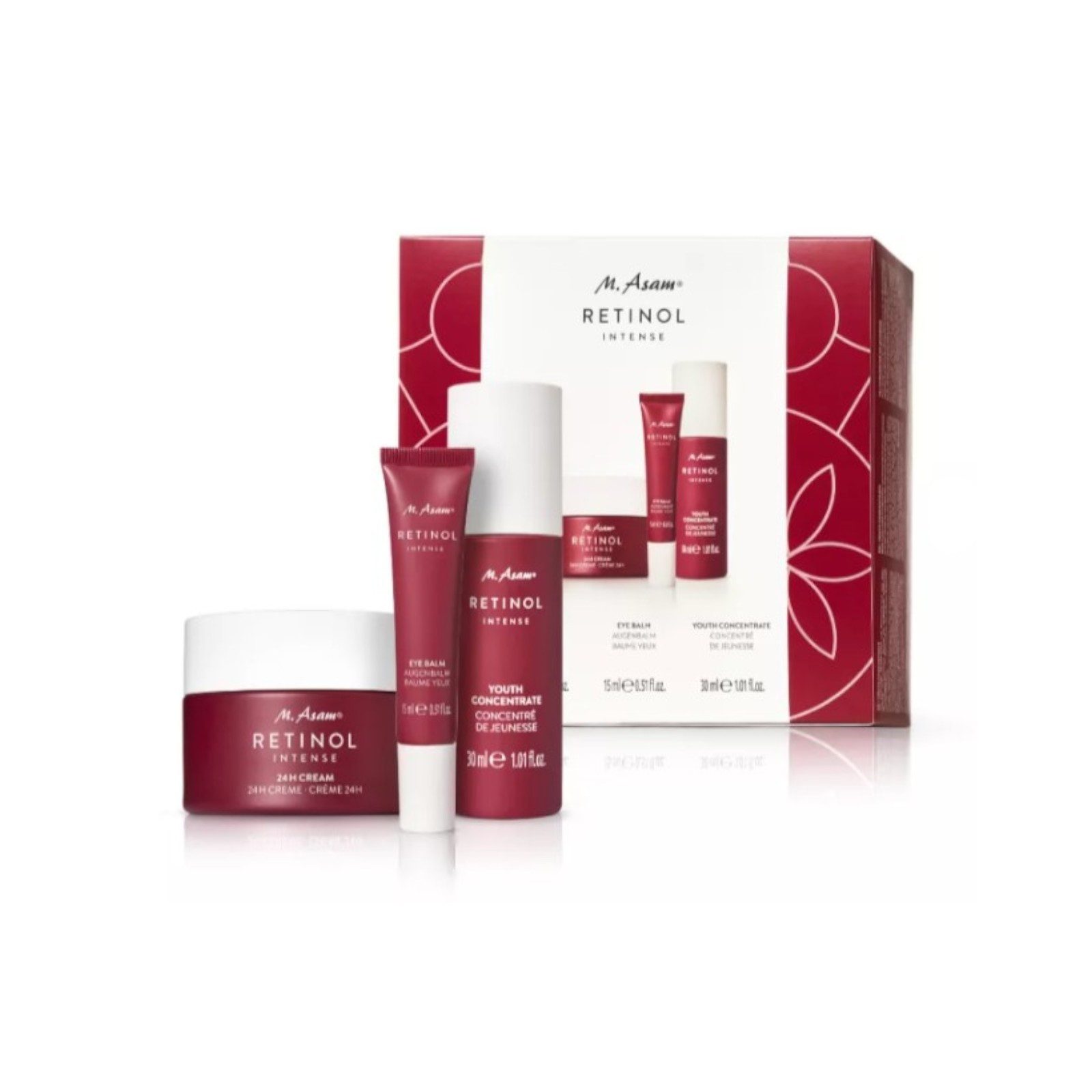 Gesichtspflege-Set RETINOL INTENSE Faltenglättende Pflegeroutine Geschenkset