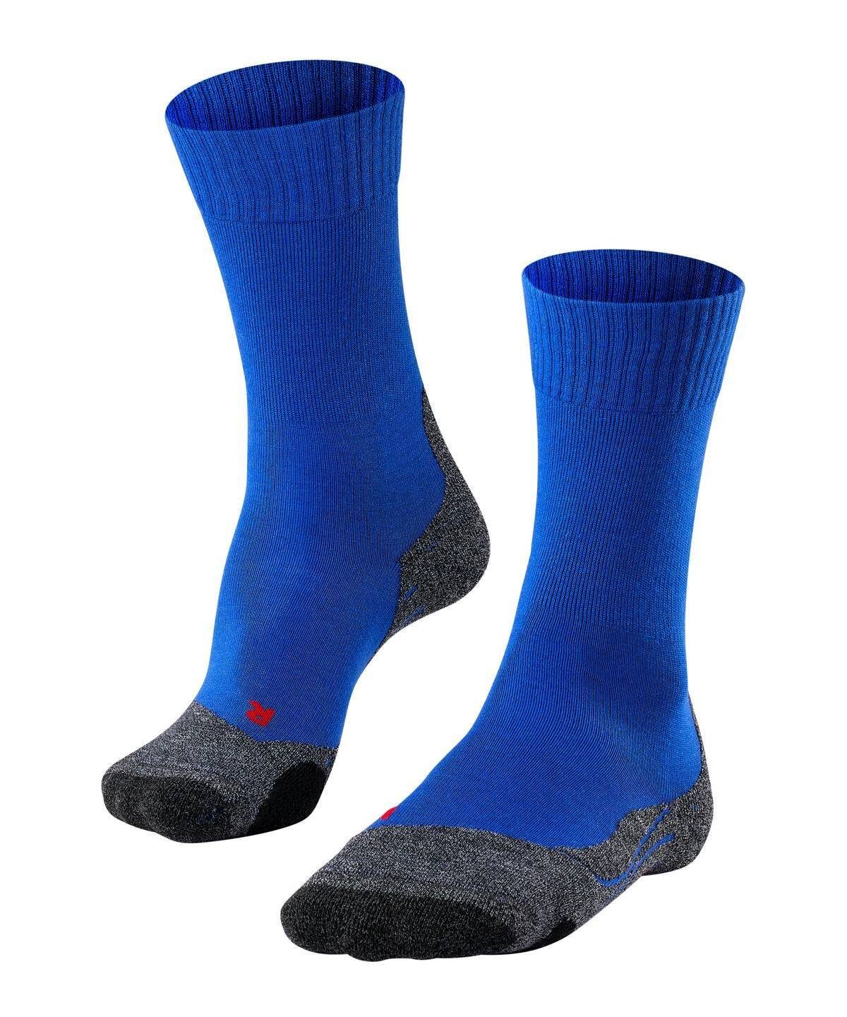 FALKE Sportsocken Herren Socken - Trekking Socken TK2, Polsterung Blau