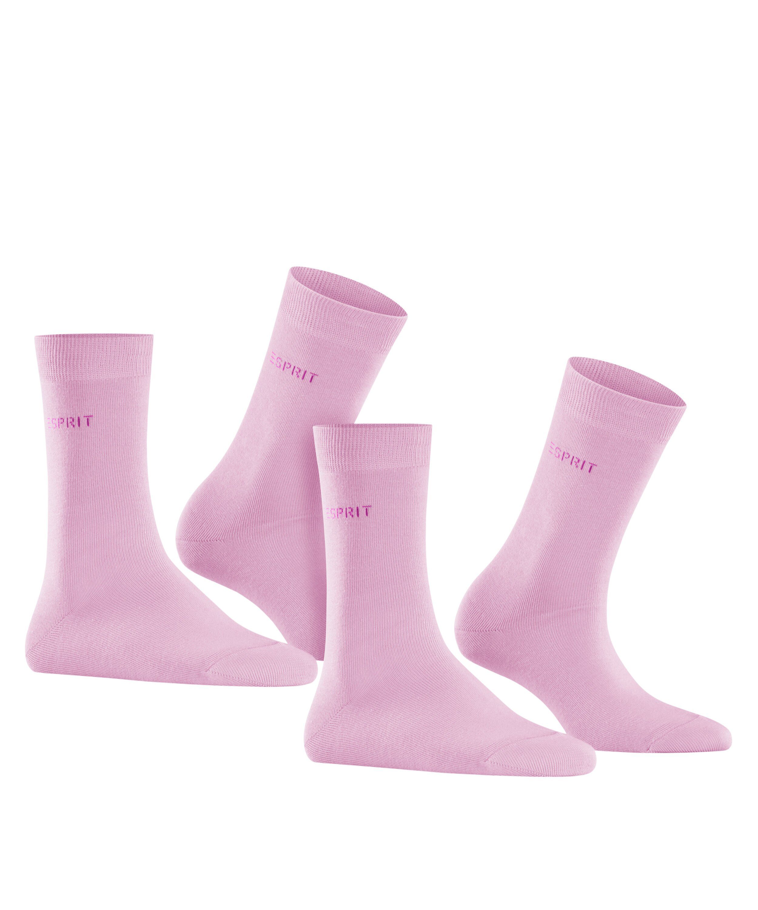 Esprit Socken Uni 2-Pack (2-Paar) aus elastischem Material