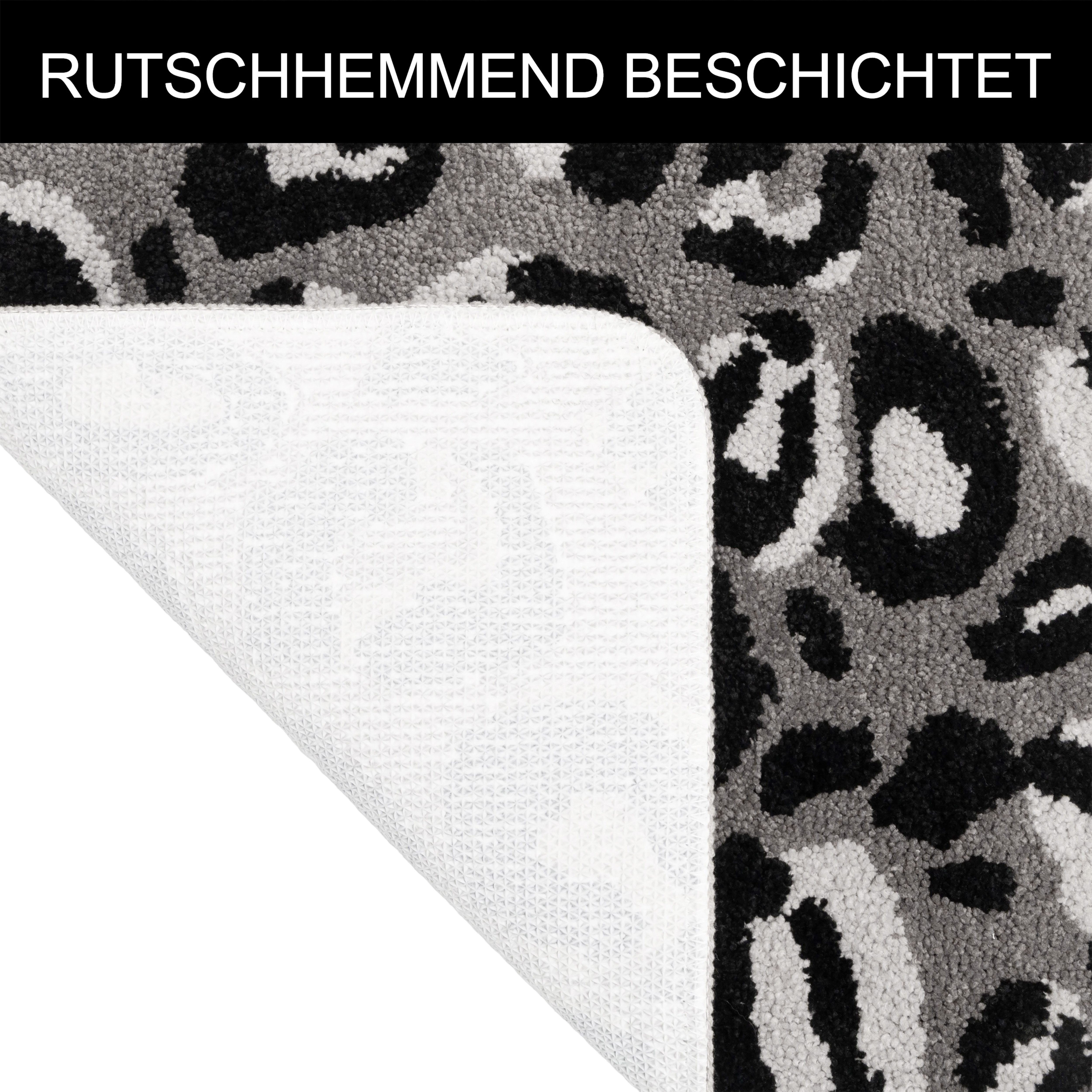 OTTO home Badematte Regona Leo, Badvorleger, Badezimmer Teppich, Duschvorleger, Höhe 10 mm, rutschhemmend beschichtet, schnell trocknend, fußbodenheizungsgeeign – Bild 4 von 5