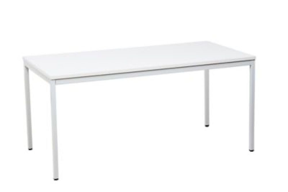 PROREGAL® Konferenztisch Wolf, HxBxT Schwarz-Buche Rechteckig, Weiß Bürotisch 75x140x70cm