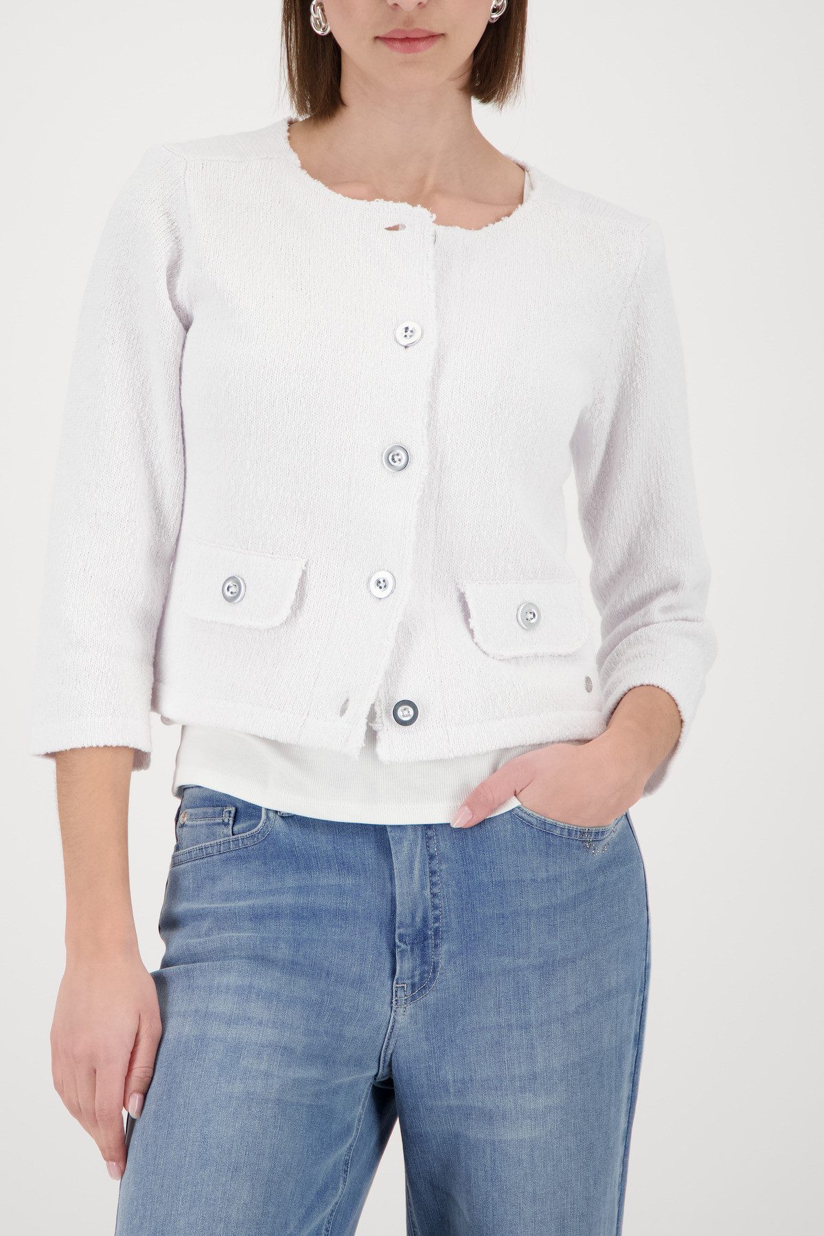 Monari Strickpullover Strickjacke