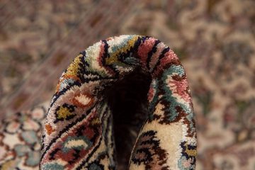 Läufer Kaschmir Seide Teppich handgeknüpft braun, morgenland, rechteckig, Höhe: 5 mm