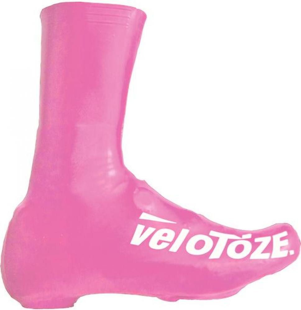 Velotoze VeloToze Überschuh 2.0 lang pink M - wasserdichter Aero-Überschuh für Fahrradschuh