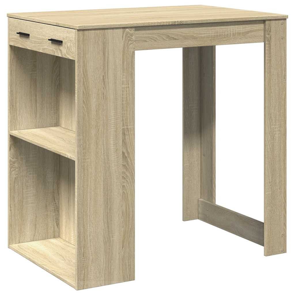vidaXL Esstisch Bartisch Sonoma-Eiche 102x70x103,5 cm günstig online kaufen