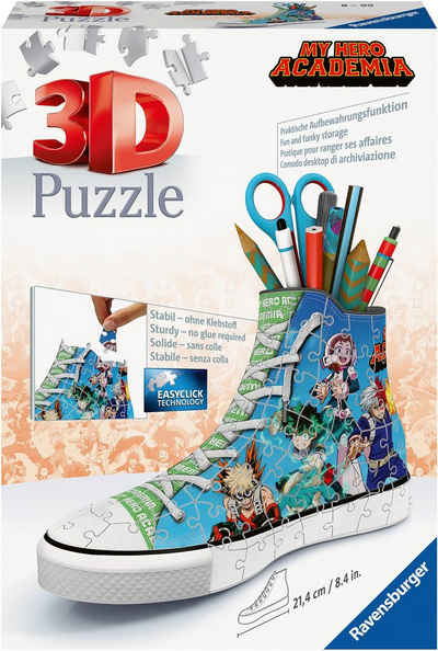 Ravensburger 3D-Puzzle Sneaker My Hero Academia, 108 Puzzleteile, Made in Europe; FSC®- schützt Wald - weltweit