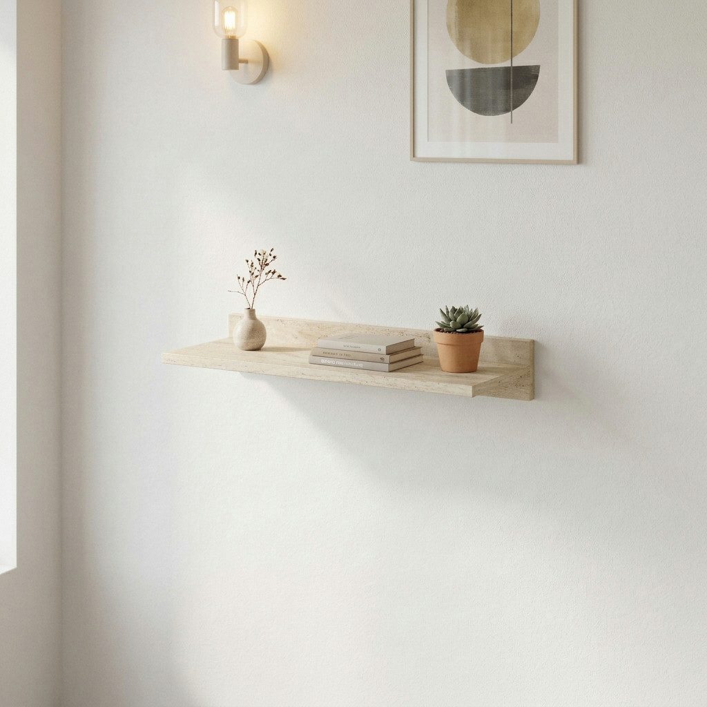 Decortie Wandregal Simple, Modernes Wandregal/Schwebendes Regal, 60 x 24 x 10 cm