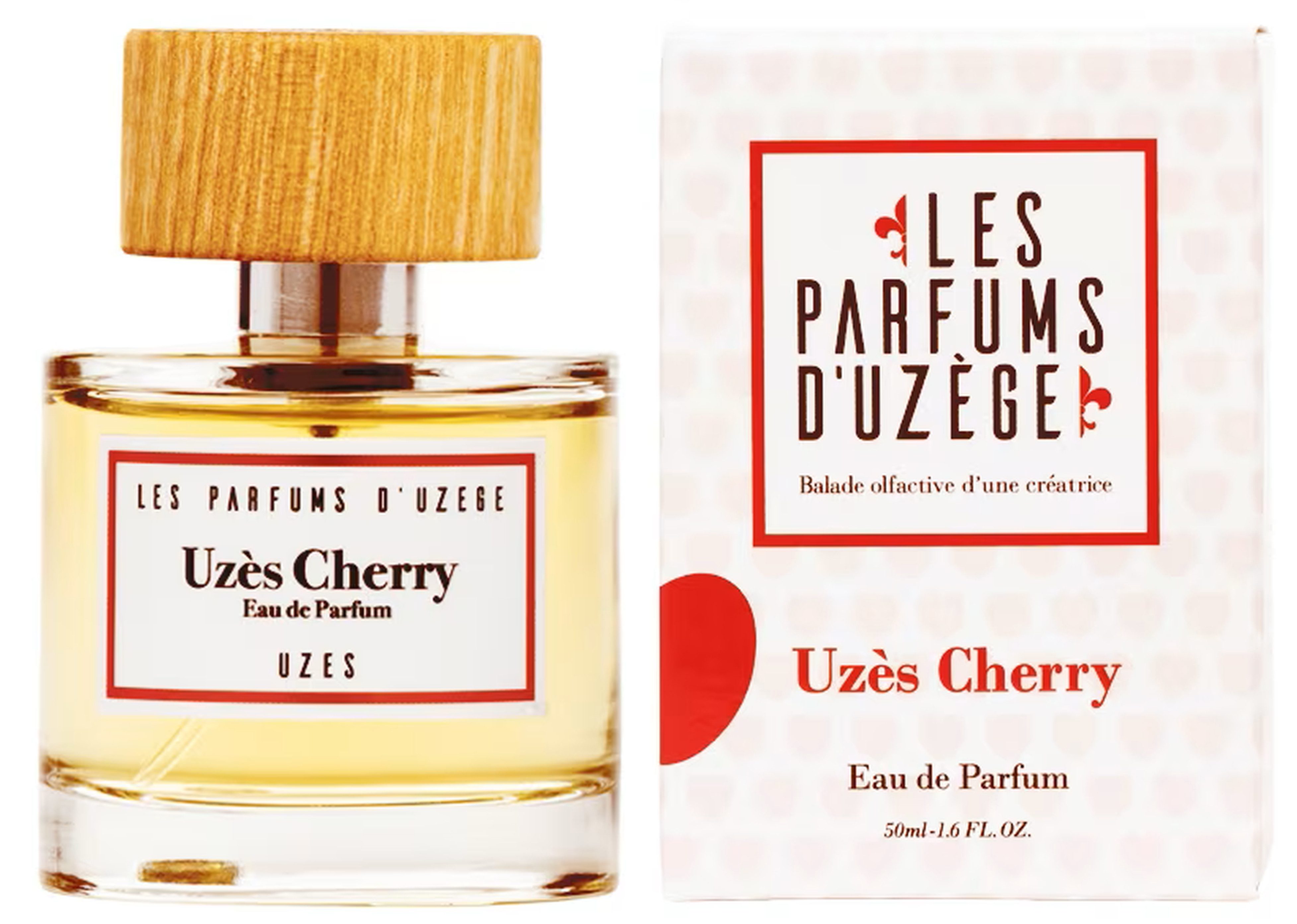 Les Parfums D'Uzège Eau de Parfum UZÈS CHERRY Damen Spray (EDP) aus Frankreich, Französisches Parfum aus Uzès – Duft aus dem Herzen Südfrankreichs