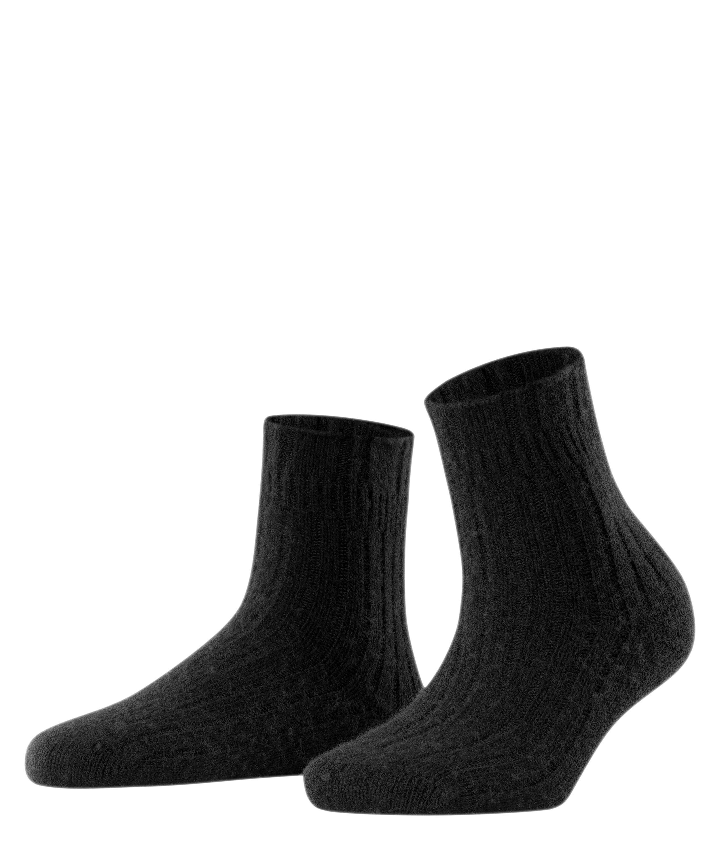 Wäsche/Bademode Socken FALKE Socken Bedsock Rib (1-Paar) mit Kaschmiranteil