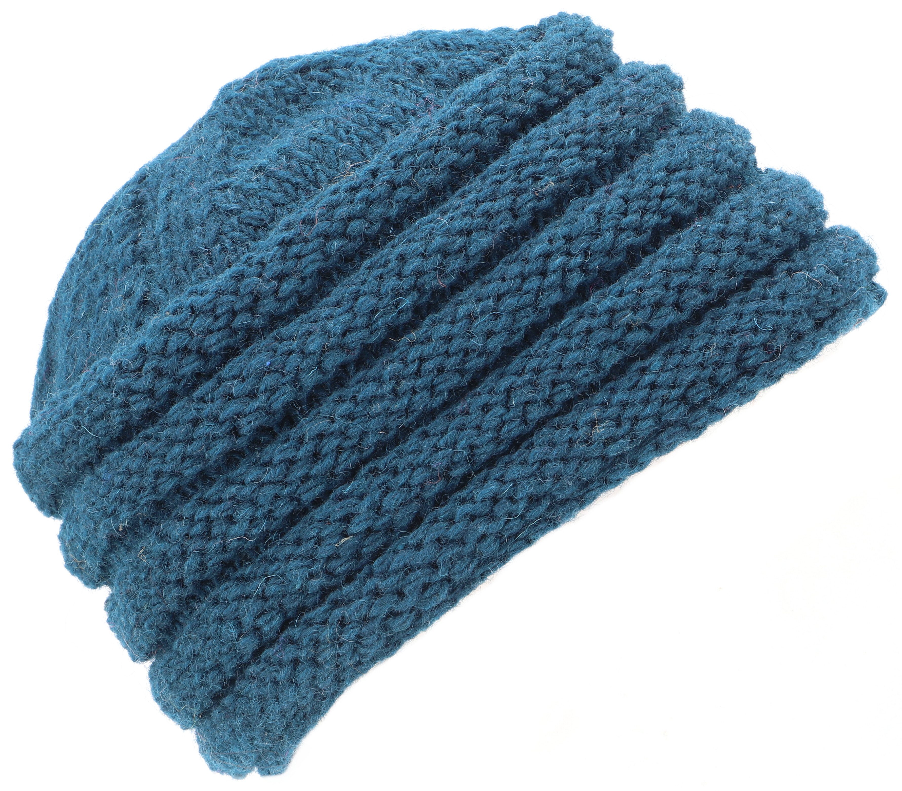 Strickmütze Wollmütze aus Nepal, handgestrickte Mütze,..