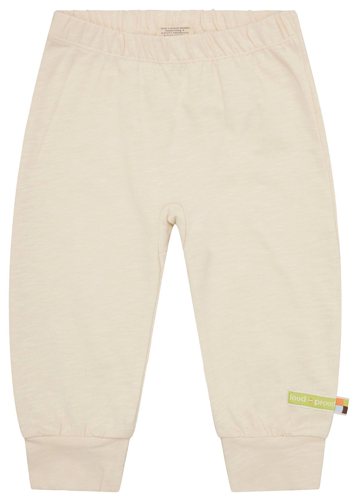 loud + proud Jerseyhose aus weichem Slub-Jersey Biobaumwolle, GOTS