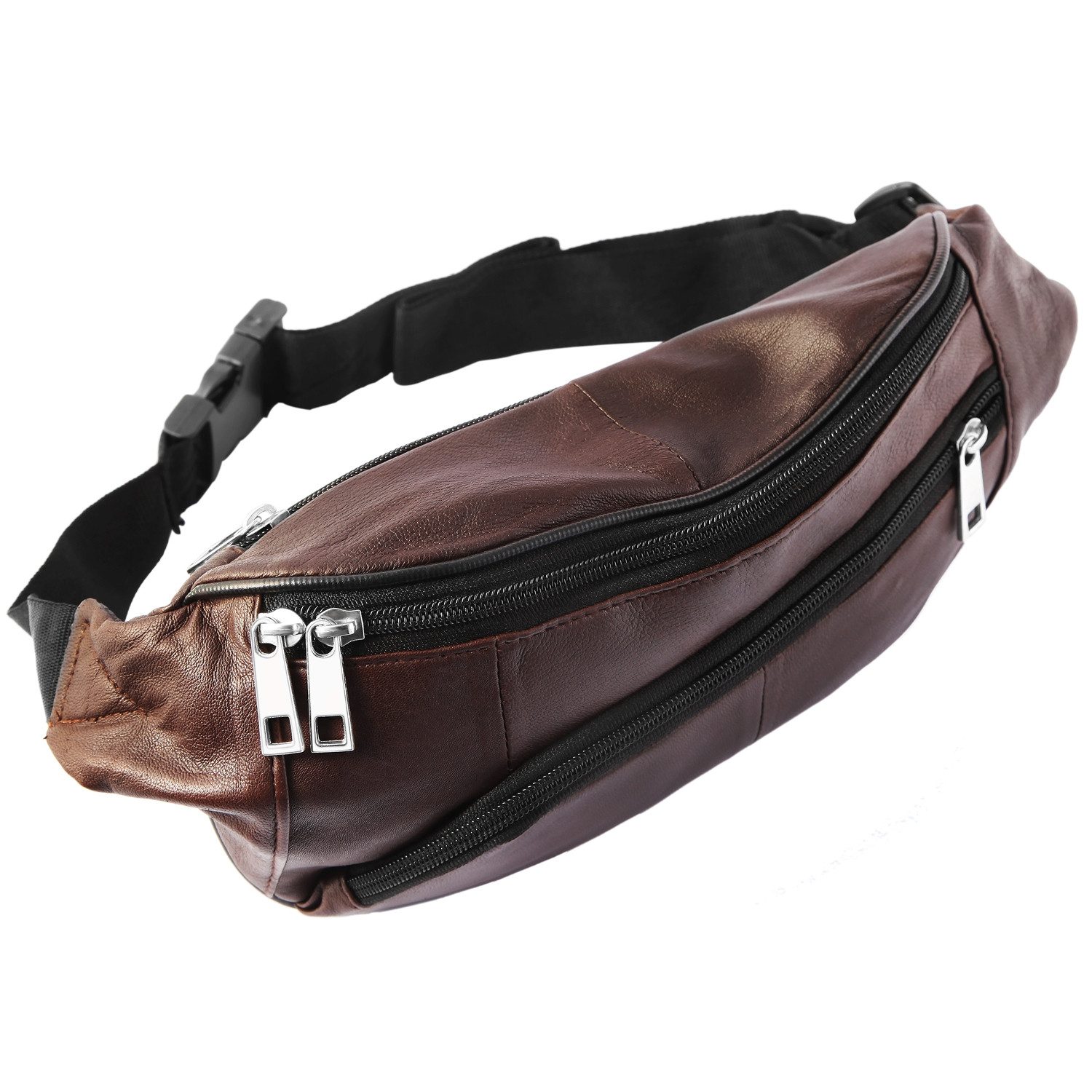 KARMA Bauchtasche Hüfttasche Echtleder Blau od. günstig online kaufen