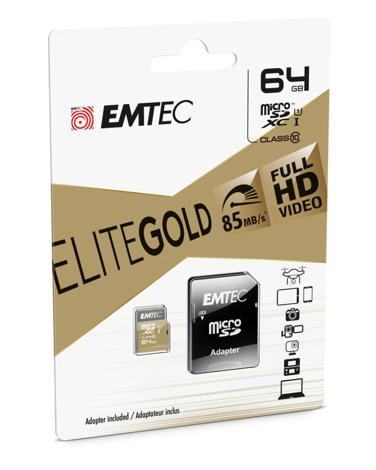 UHS-I U1 Elite Gold Micro SD-Karte