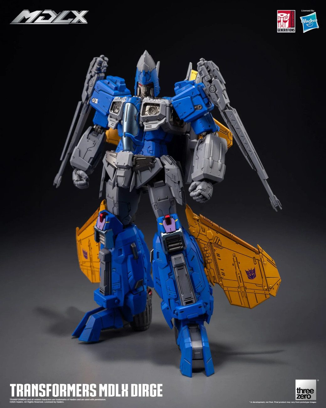 ThreeZero Actionfigur Transformers MDLX Actionfigur Dirge 20 cm