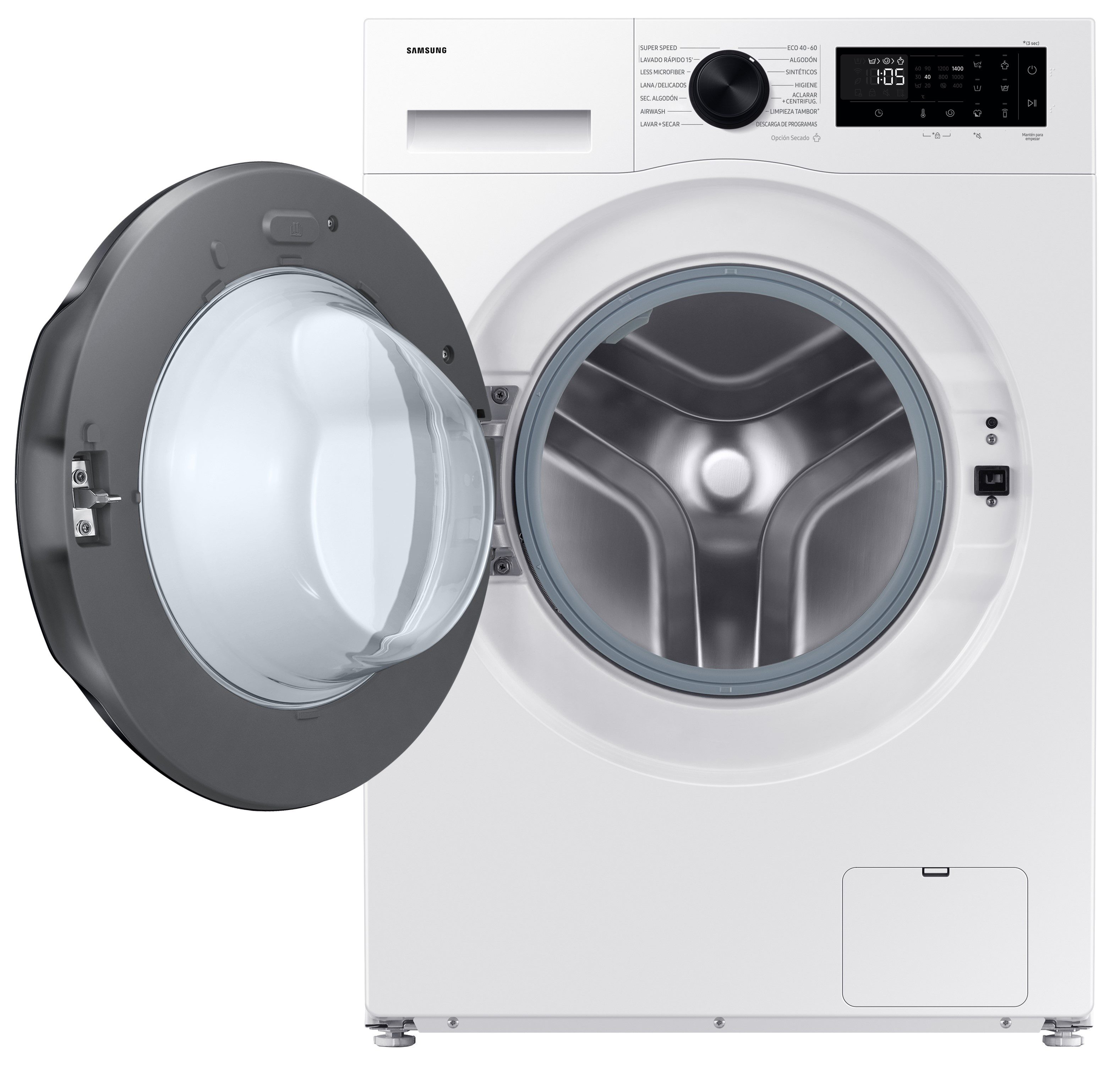 Samsung Waschtrockner WD5100D WD90DG5G34BE, 9 kg, 5 kg, 1400 U/min, Hygienisch saubere Wäsche mit bis zu 99,9% weniger Bakterien