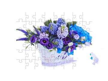 puzzleYOU Puzzle Üppiger Blumenstrauß zur Hochzeit, 48 Puzzleteile, puzzleYOU-Kollektionen Blumen-Arrangements