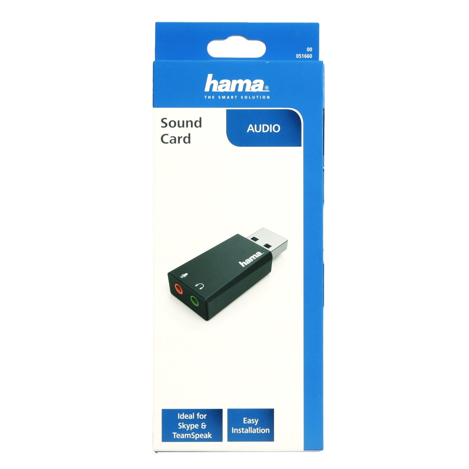 Hama USB Soundkarte 2.0 Stereo Extern Sound-Card Extern USB-Soundkarte, USB Audio Adapter DAC 2x 3,5mm Kupplung Buchse für Notebook Laptop PC – Bild 4 von 5