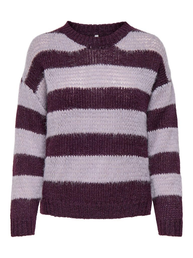 ONLY Strickpullover ONLCAMEL LIFE LS STRIPE O-NECK KNT günstig online kaufen