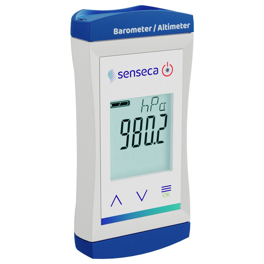Senseca Luftdruckmessgerät Senseca ECO 230 Altimeter, Barometer Luftdruck, Temperatur, Höhenmete