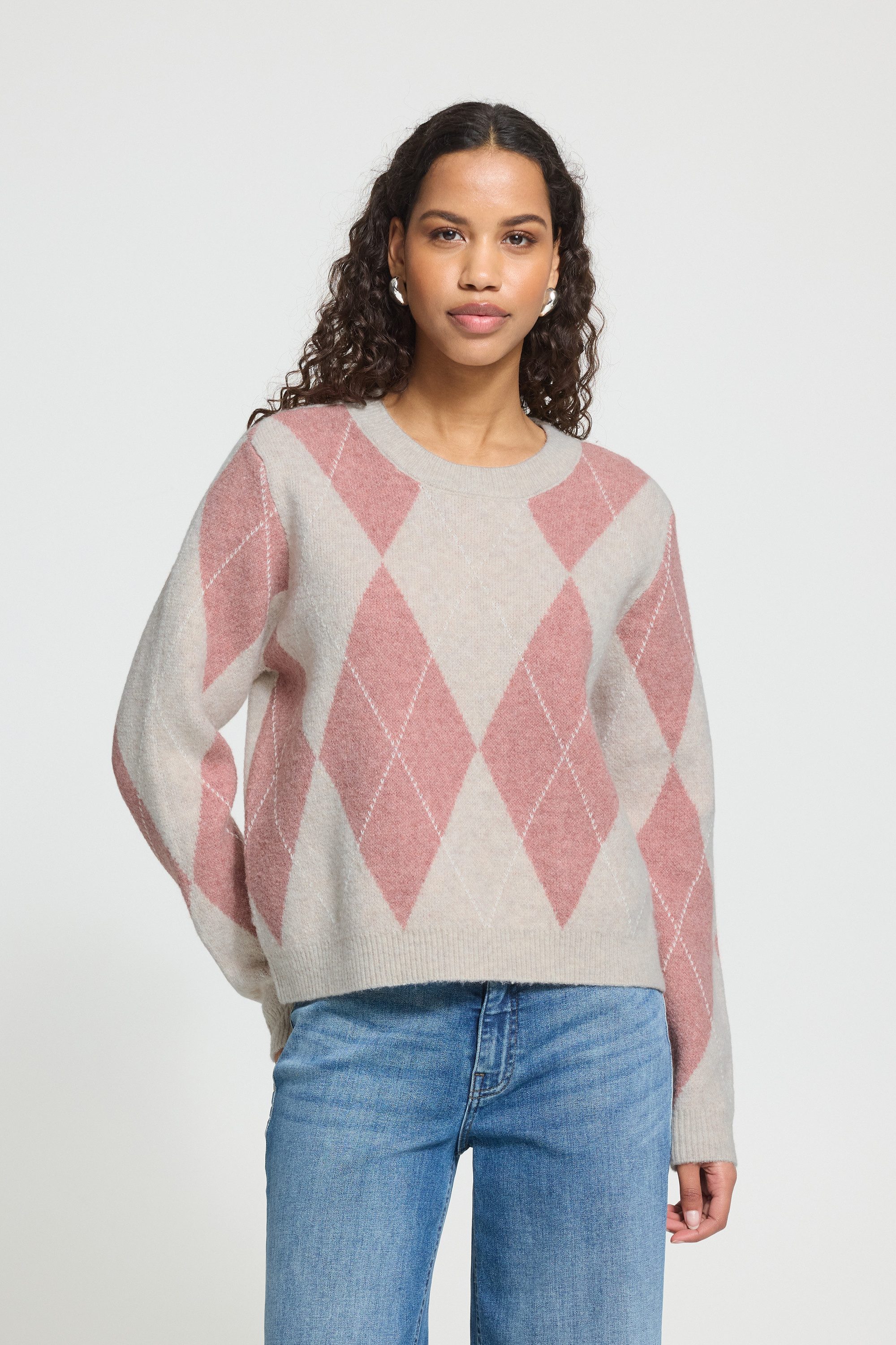 ICHI Strickpullover Langarm IHFENSTER