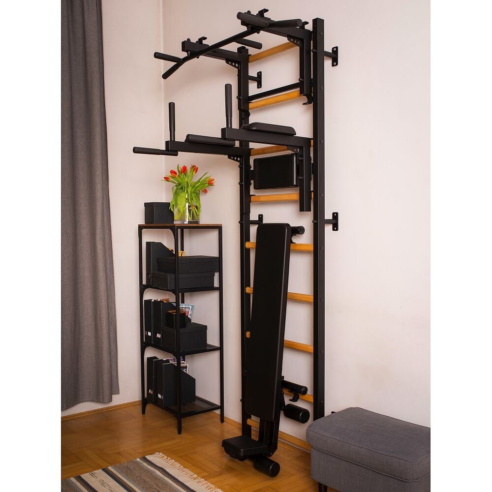 BenchK Sprossenwand Sprossenwand Praxen Fitness-System 733, für den und Freizeitbereich Fitnessstudios, Ideal