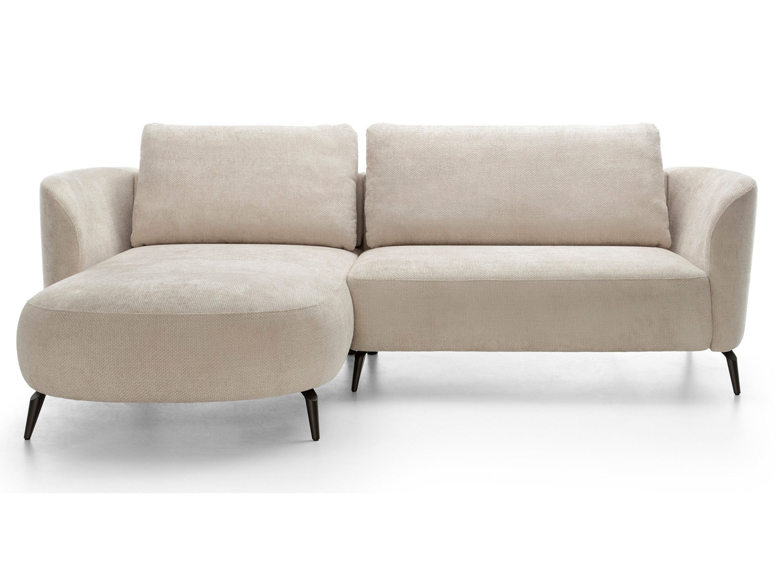 Goldstoff Ecksofa Zenit – L-Form Sofa günstig online kaufen