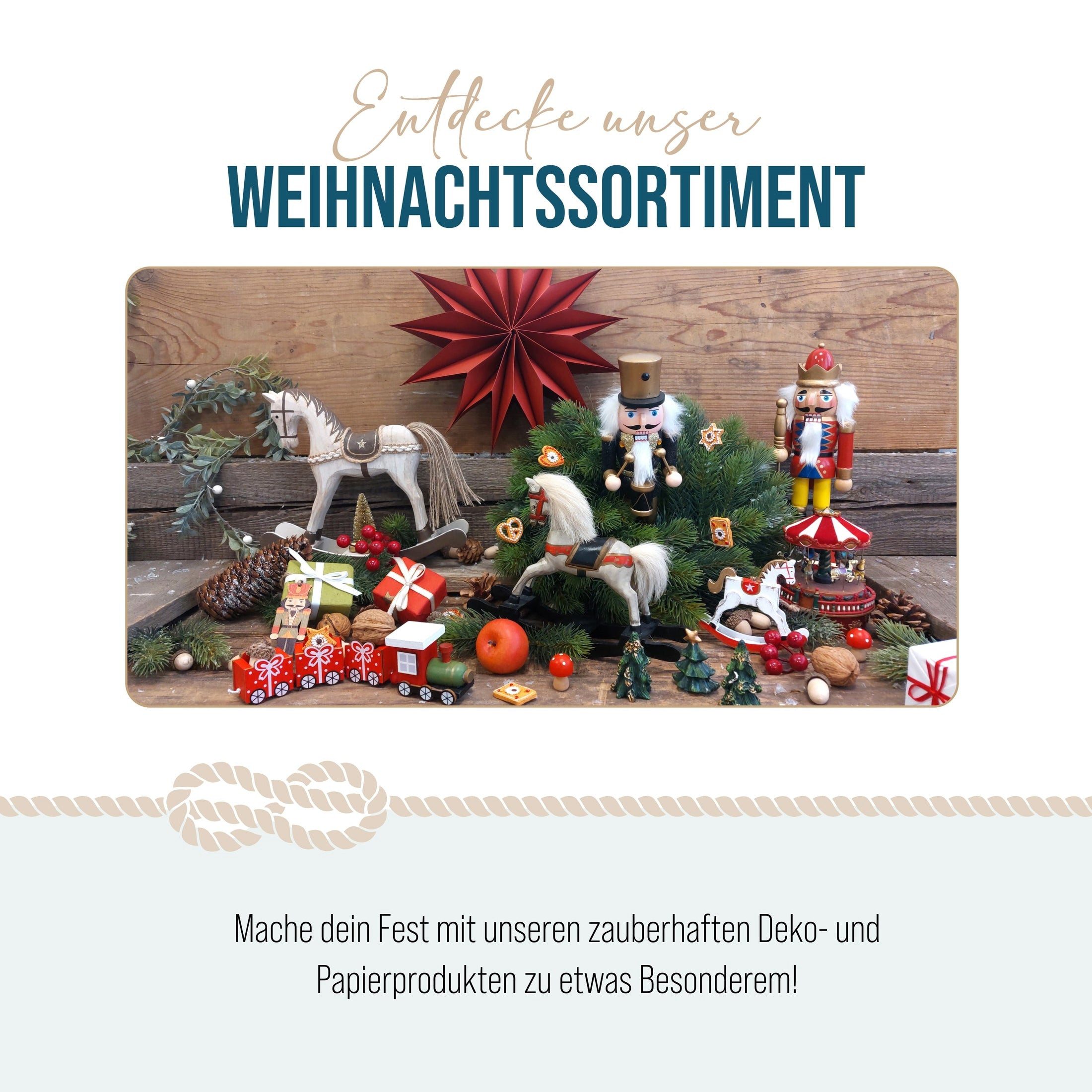 Logbuch-Verlag Baumbehang Stern Anhänger Filz Creme 40 cm – Weihnachtsstern zum Aufhängen
