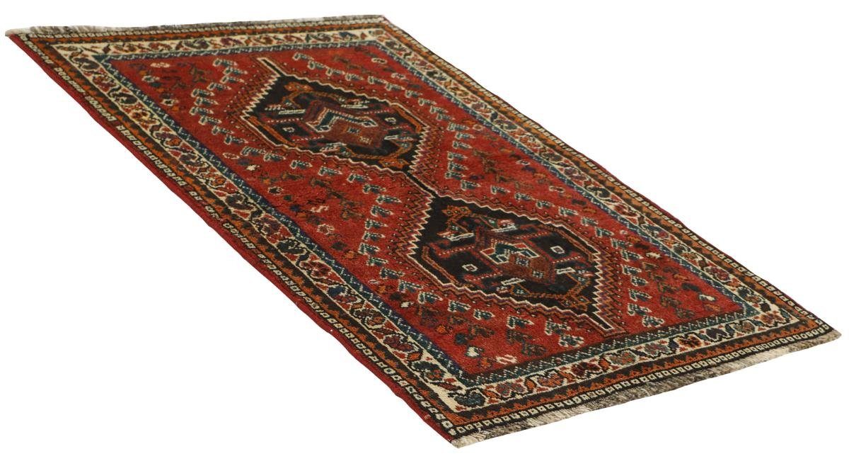 Orientteppich Shiraz 102x158 Handgeknüpfter 10 Höhe: Perserteppich, rechteckig, mm Trading, / Nain Orientteppich