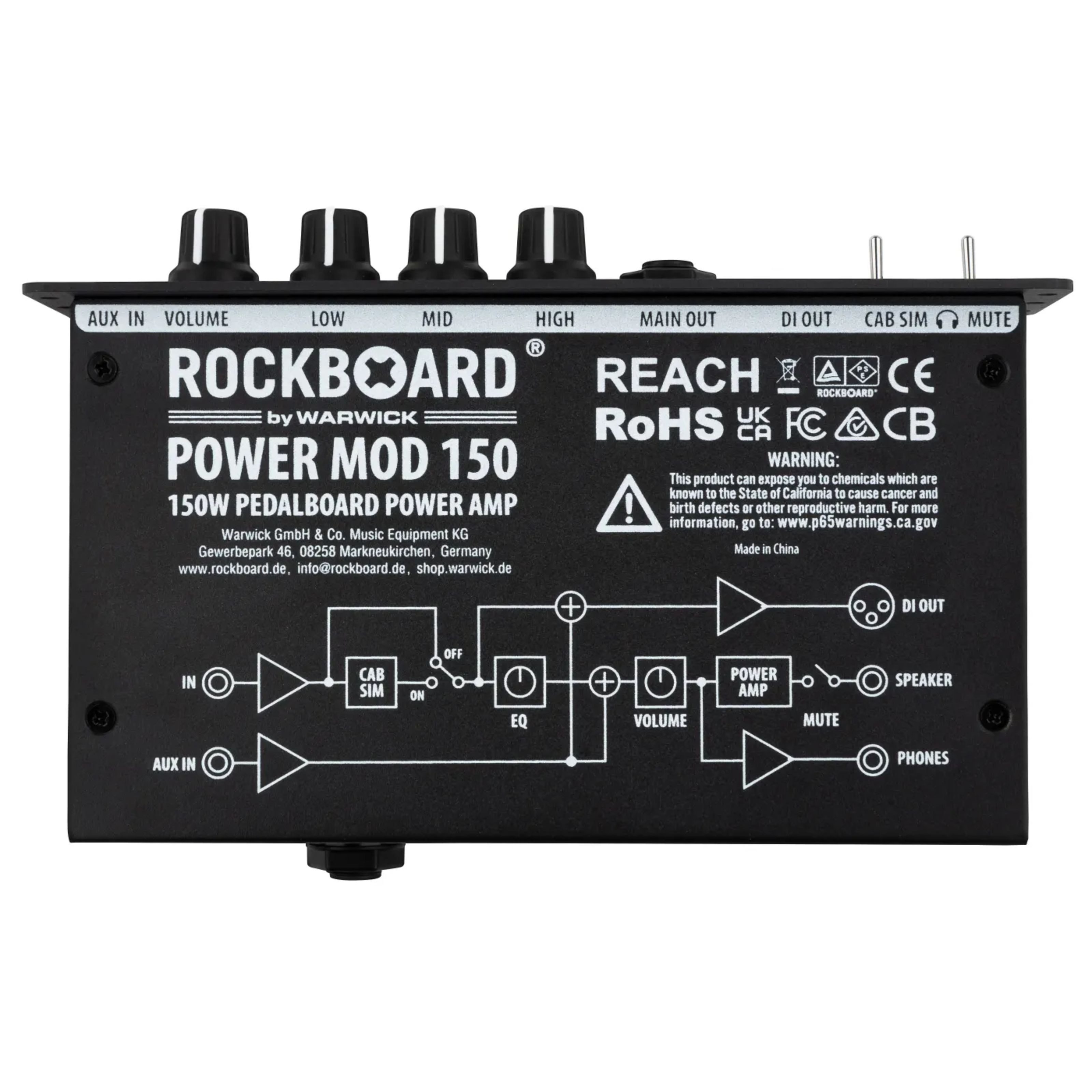 Rockboard Musikinstrumentenpedal, (Effekte, Pedalboards), Power MOD 150 - Pedalboard für Gitarren