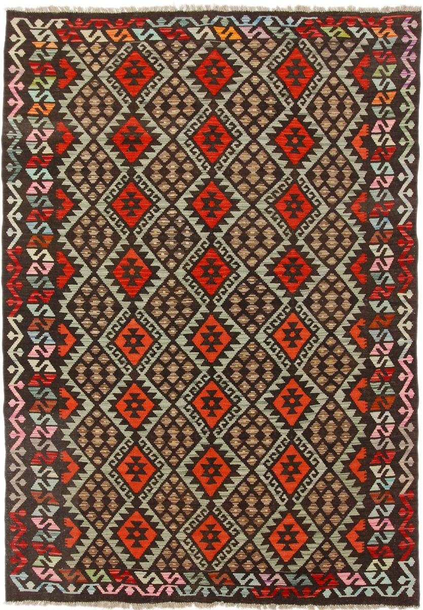 Orientteppich Kelim Afghan Heritage 176x246 Handgewebter Moderner Orientteppich, Nain Trading, rechteckig, Höhe: 3 mm
