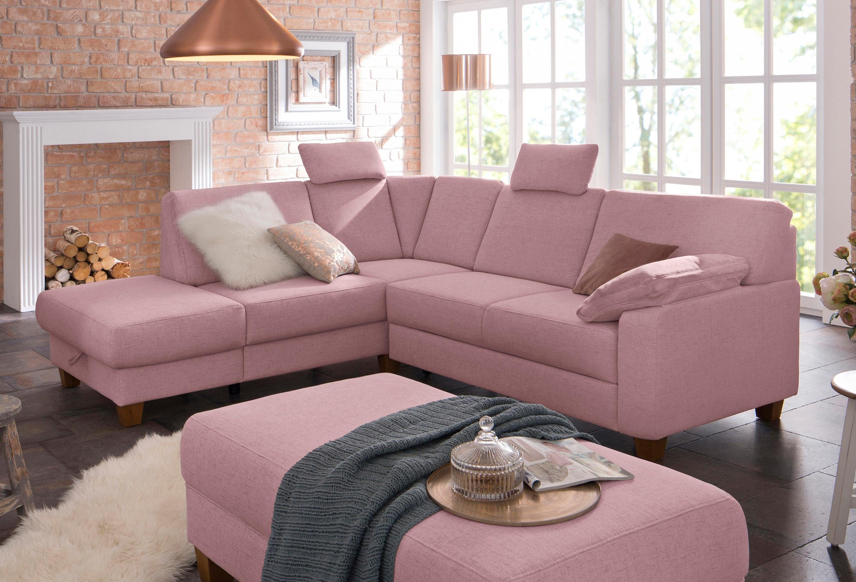 Home affaire Ecksofa Belfort L-Form, mit günstig online kaufen
